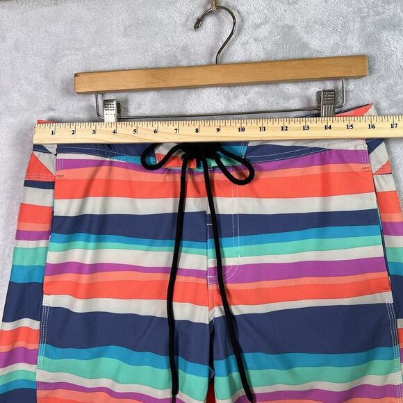 SAXX Swim Trunks Men's 32 Multicolor Beachy Resortwear Tie Swimwear Shorts - Picture 7 of 13